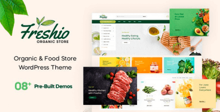 Freshio 2.1.6 – Organic & Food Store WordPress Theme