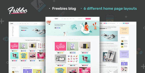 Fribbo 1.0.8 NULLED – Freebies Blog WordPress Theme