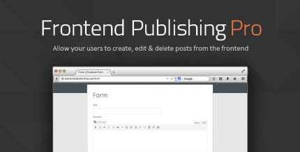 Frontend Publishing Pro 3.12.0