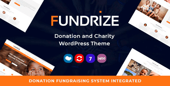 Fundrize 1.25 – Responsive Donation & Charity WordPress Theme