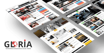 Gloria 2.9.3 – Multiple Concepts Blog Magazine WordPress Theme