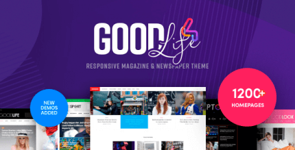 GoodLife 4.6.0 NULLED – Responsive Magazine Theme