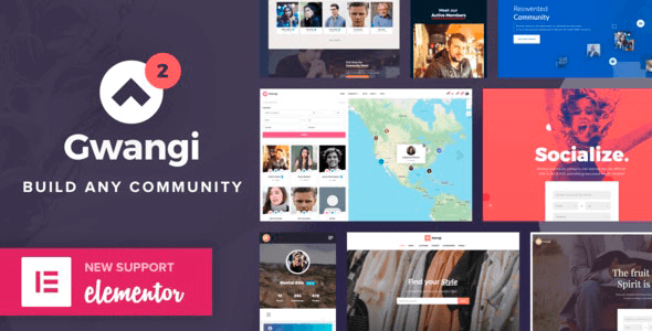 Gwangi 2.4.4 – PRO Multi-Purpose Membership, Social Network & BuddyPress Community Theme