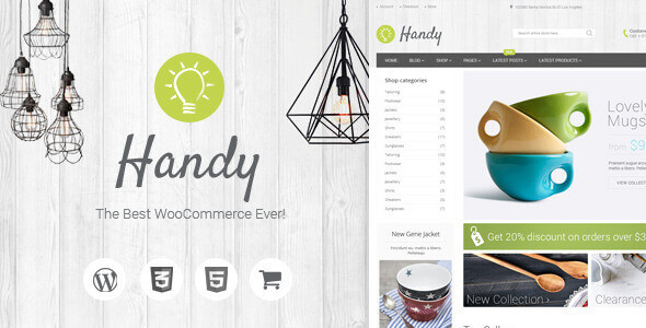 Handy 5.2.1 – Handmade Shop WordPress WooCommerce Theme 
