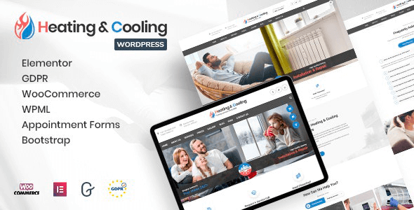 HeaCool 2.6 NULLED – Heating & Air Conditioning WordPress Theme