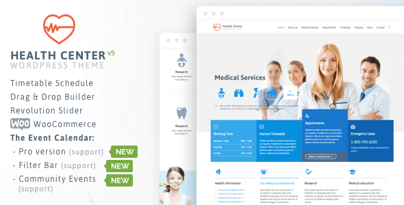Health Medical Care 30.1 NULLED – Theme for Medical Health and Dentist Center Clinic
