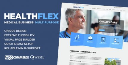 HEALTHFLEX 2.7.1 – Doctor Medical Clinic & Health WordPress Theme