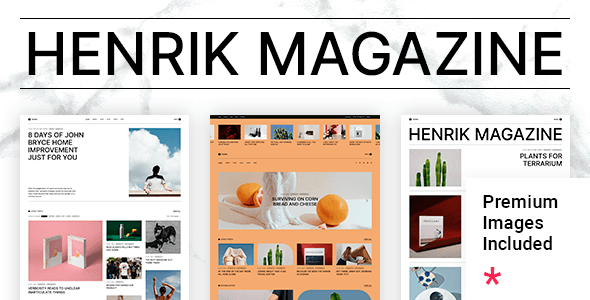 Henrik 1.2 NULLED – Creative Magazine Theme