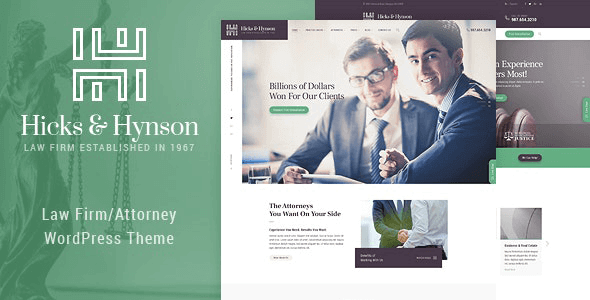 Hicks & Hynson 2.5 NULLED – Law Firm Attorney WordPress Theme