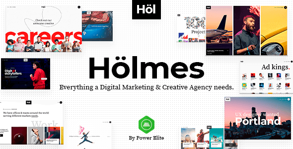 Holmes 1.7 NULLED – Digital Agency Theme
