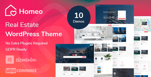 Homeo 1.2.46 – Real Estate WordPress Theme