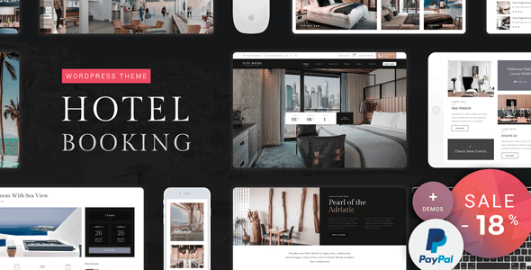 Hotel Booking 2.7 – Hotel WordPress Theme