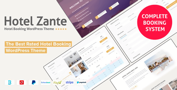 Hotel Zante 1.3.5.4 NULLED – The Best Rated Hotel Booking WordPress Theme