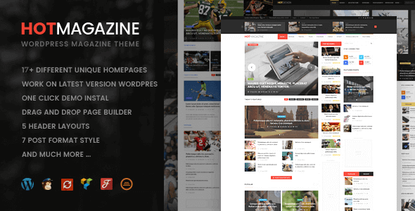 Hotmagazine 2.4 – News & Magazine WordPress Theme