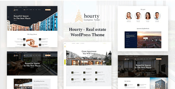Hourty 1.1.7 – Real Estate Classify WordPress Theme