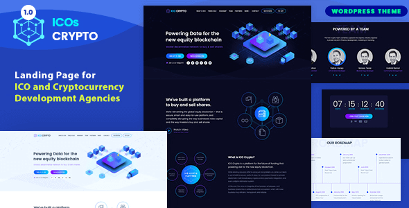 Cryptico 1.4.13 – ICO Crypto Landing & Cryptocurrency WordPress Theme