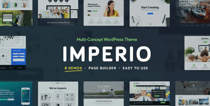 Imperio 2.1 – Business E-Commerce Portfolio & Photography WordPress Theme