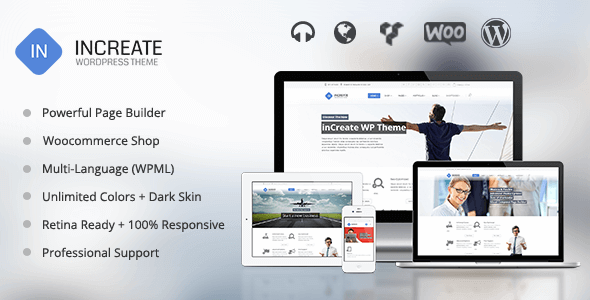 inCreate 1.2.5 – Responsive MultiPurpose WordPress Theme