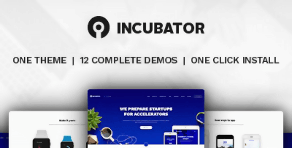 Incubator 3.4 – WordPress Startup Business Theme