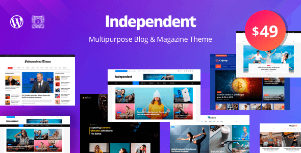 Independent 1.2.3 – Multipurpose Blog & Magazine Theme