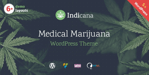 Indicana 1.4.6 – Medical Marijuana Dispensary WordPress Theme