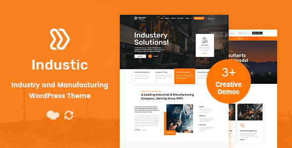Industic 1.0.1 – Factory and Manufacturing WordPress Theme