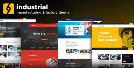 Industrial 1.4.7 – Industry & Factory WordPress Theme