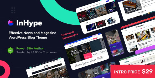 InHype 1.5.1 NULLED – Blog & Magazine WordPress Theme