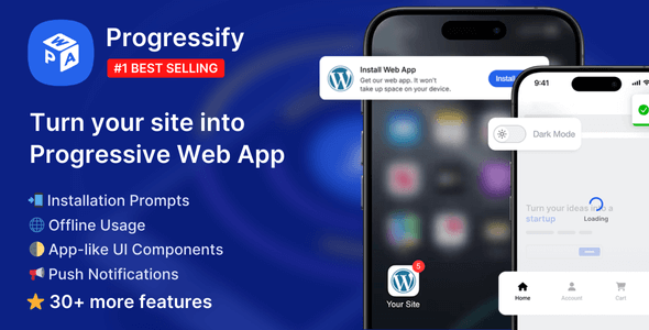 Progressify 1.0.0 – Progressive Web App (PWA) for WordPress