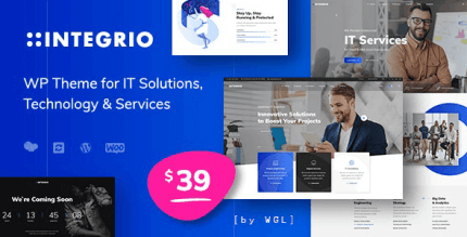 Integrio 1.1.3 NULLED – IT Solutions and Services Company WordPress Theme