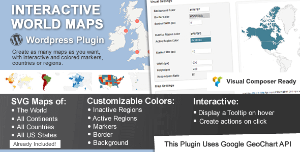 Interactive World Maps 2.4.14 – The Responsive Interactive Maps Plugin