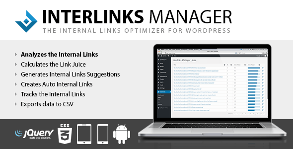 Interlinks Manager 1.30 – The Internal Links Optimizer for WordPress