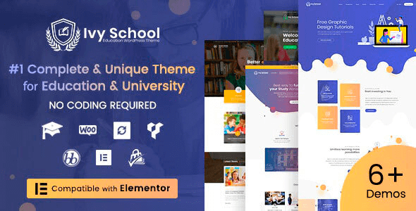 IvyPrep 1.5.6 NULLED – Education & School WordPress Theme