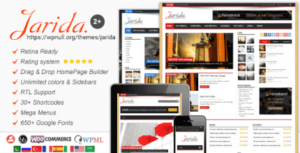 Jarida 2.5.1 – Responsive WordPress News Magazine Blog