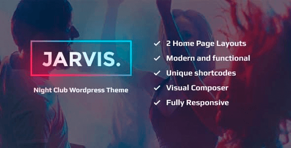 Jarvis 1.8.11 – Night Club, Concert, Festival WordPress Theme