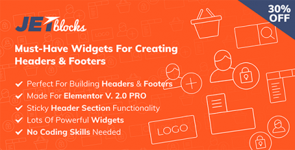JetBlocks 1.3.5 – The must-have headers & footers widgets for Elementor