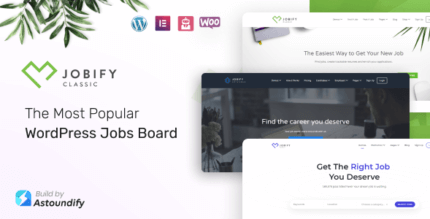 Jobify 4.0.8 – WordPress Job Board Theme