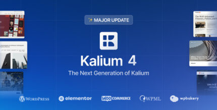 Kalium 3.18 NULLED – Creative Theme for Professionals