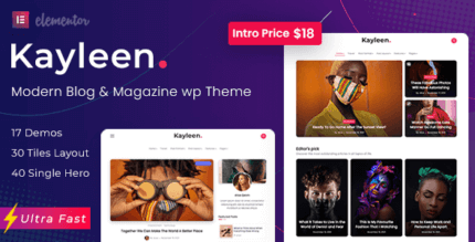 Kayleen 2.5 – Blog & Magazine WordPress Theme