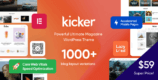 Kicker 1.3.4.7 NULLED – Multipurpose Blog Magazine WordPress Theme