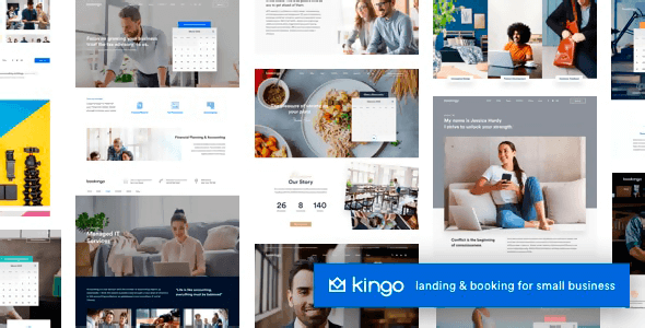 Kingo 2.6.12 NULLED – Booking WordPress for Small Business