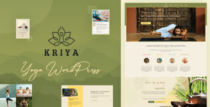 Kriya Yoga 3.5 – Health & Yoga WordPress Theme