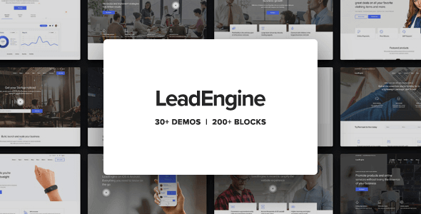 LeadEngine 3.9 NULLED – Multi-Purpose WordPress Theme with Page Builder