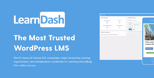 LearnDash LMS Plugin 4.20.5 NULLED + Addons (Updated) – Turn your WordPress site into a learning management system