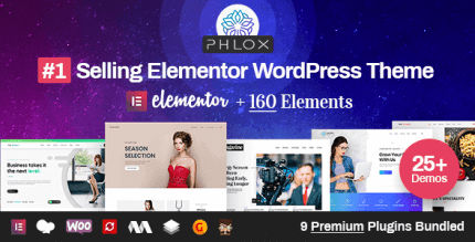 Phlox Pro 5.8.8 NULLED – Elementor MultiPurpose WordPress Theme