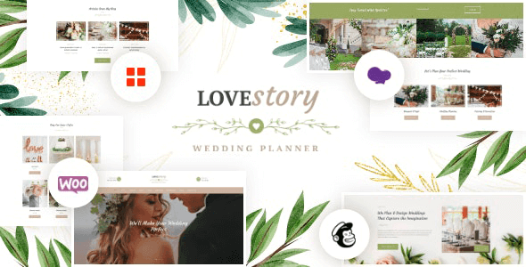 Love Story 1.3.7 – A Beautiful Wedding and Event Planner WordPress Theme