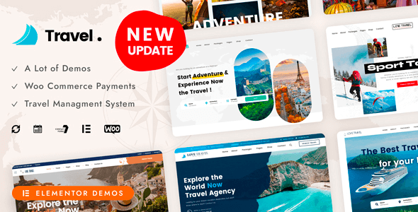 Love Travel 5.3 – Creative Travel Agency WordPress