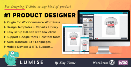 Lumise 2.0.3 NULLED – Product Designer for WooCommerce WordPress