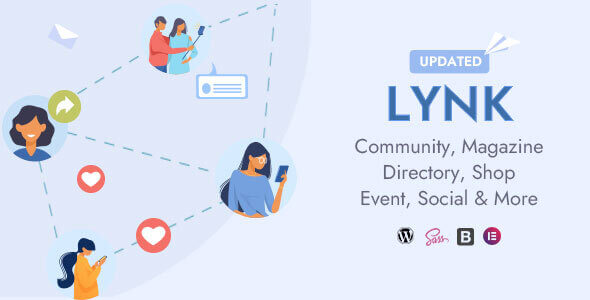 Lynk 3.11.0 – Social Networking and Community WordPress Theme