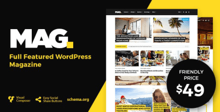 Mag 2.0.6 – Full Featured WordPress Magazine